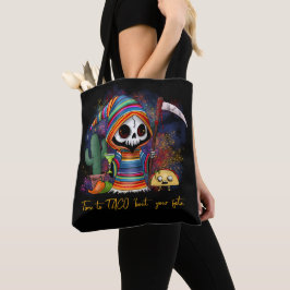 Bolso De Tela Cinco de Mayo Grim Reaper