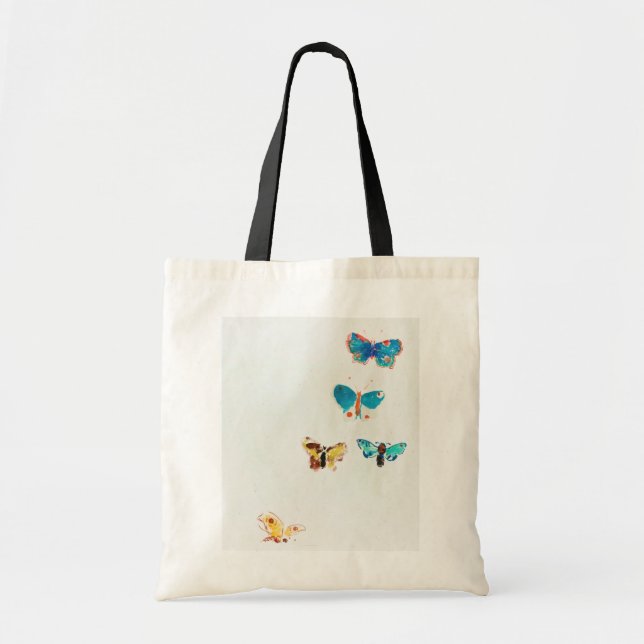 Bolso De Tela Cinco mariposas, Redon (Frente)