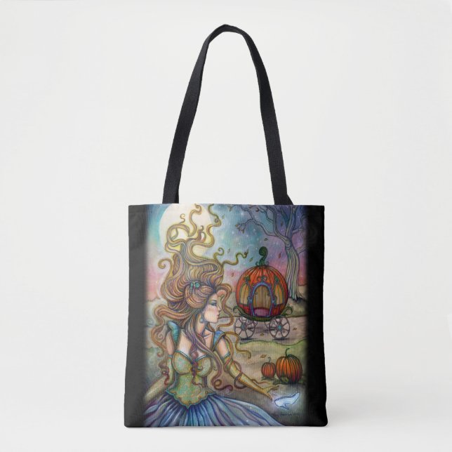 Bolso De Tela Cinderella Fantasy Art por Molly Harrison (Anverso)