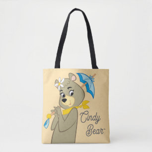 Bolso De Tela Cindy Bear Holding Parasol