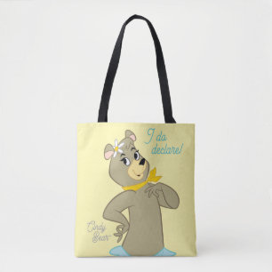 Bolso De Tela Cindy Bear Playful Pose