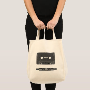 Bolso De Tela Cinta de audio retro