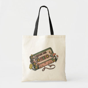 Bolso De Tela Cinta de cassette retro floral vintage