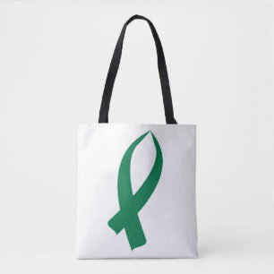 Bolso De Tela Cinta de la conciencia (verde)