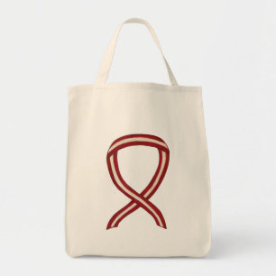 Bolso De Tela Cinta de sensibilización sobre el cáncer de cabeza