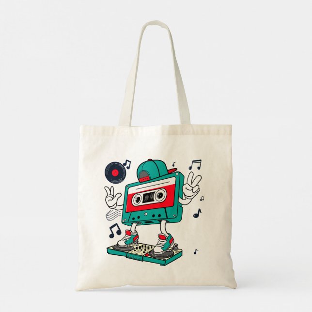 Bolso De Tela cinta DJ (Reverso)