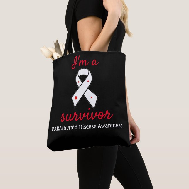 Bolso De Tela Cinta paratiroides de la conciencia del (Detalle)