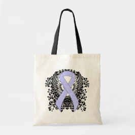 Bolso De Tela Cinta Periwinkle con alas