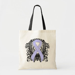 Bolso De Tela Cinta Periwinkle con alas