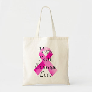 Bolso De Tela Cinta rosa Faibon Tote Bag
