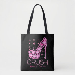 Bolso De Tela Cinta rosa para la toma de conciencia del cáncer
