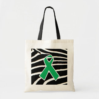 Bolso De Tela Cinta verde