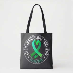 Bolso De Tela Cinta Verde Personalizada Superviviente de Traspla