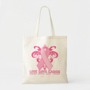 Bolso De Tela Cintas rosadas cada día