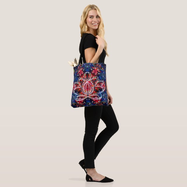 Bolso De Tela Cintillaje Zen Lotus (Puesto)