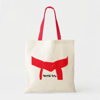 Bolso De Tela Cinturón rojo de artes marciales