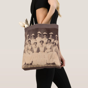 Bolso De Tela circa los diplomados 1914 de escuela de enfermería