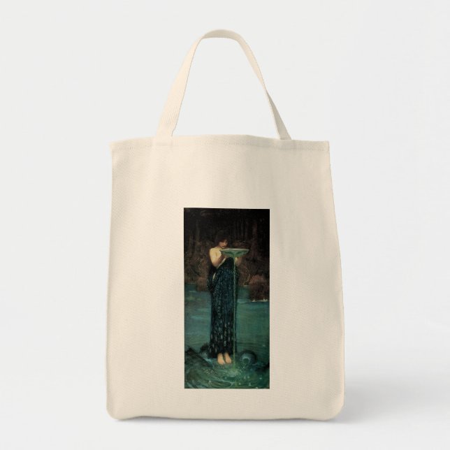 Bolso De Tela Circe Invidiosa por John William Waterhouse (Frente)