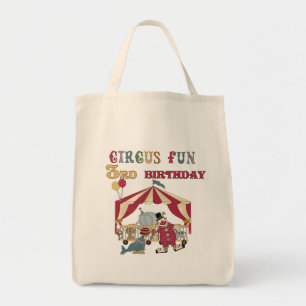 Bolso De Tela Circo 3 camisetas de cumpleaños y regalos