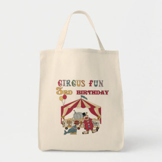 Bolso De Tela Circo 3 camisetas de cumpleaños y regalos