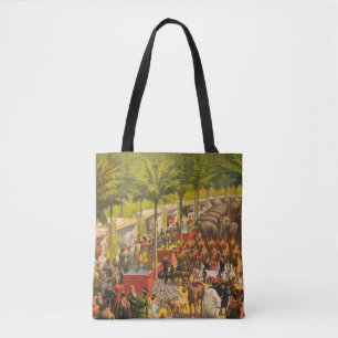 Bolso De Tela Circo Vintage Poster De Animales Y Artistas