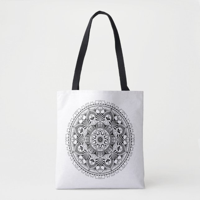 Bolso De Tela Círculo 2 de la mandala (Anverso)