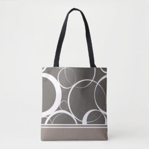 Bolso De Tela Círculo de la MOD de la seta