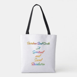 Bolso De Tela Círculo del Alma Arcoíris