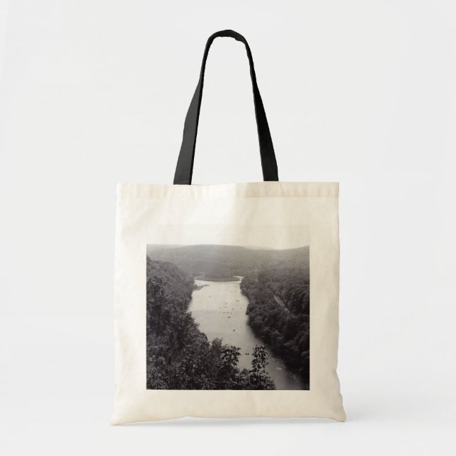 Bolso De Tela Circulo fluvial (Frente)