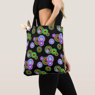 Bolso De Tela Círculos