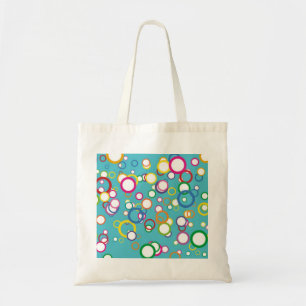 Bolso De Tela Círculos coloridos