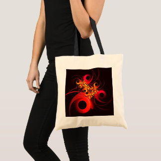 Bolso De Tela Círculos coloridos Patrón de arte abstracto modern