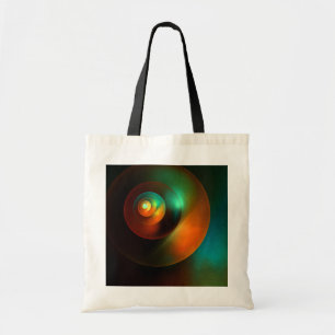 Bolso De Tela Círculos coloridos Patrón de arte abstracto modern