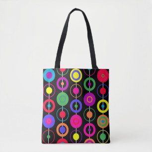Bolso De Tela Círculos de diseño
