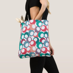 Bolso De Tela Círculos de oliva