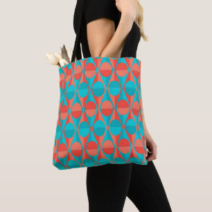Bolso De Tela Círculos y triángulos Art Deco