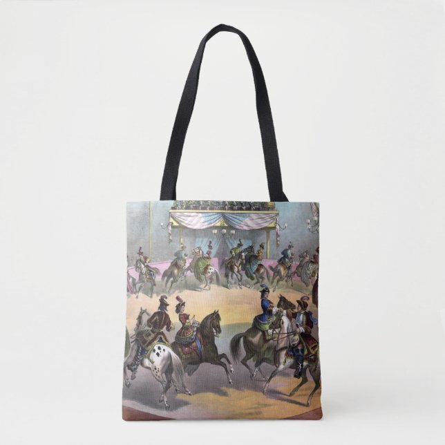 Bolso De Tela Circus Grand Finale, Circa 1872. (Anverso)