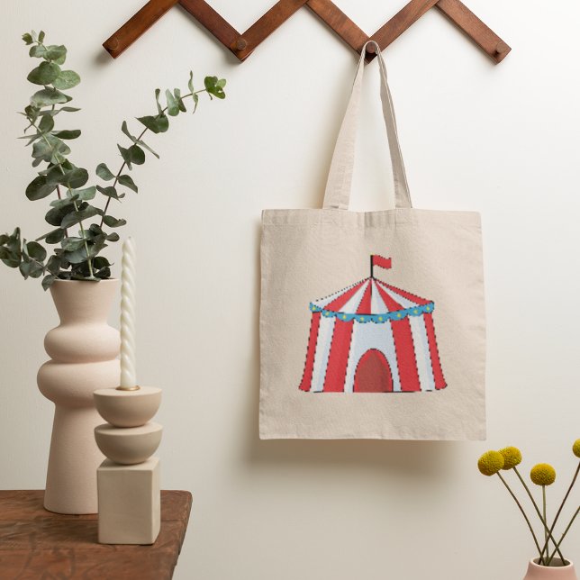 Bolso De Tela Circus Tent Tote Bag (Subido por el creador)