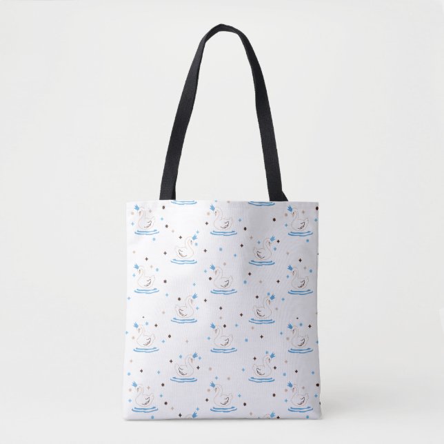 Bolso De Tela Cisne de cisne encantado (Anverso)
