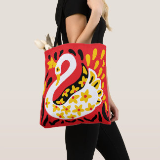 Bolso De Tela Cisne de hadas al estilo ruso