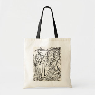 Bolso De Tela Cisne del Tote de la serenidad