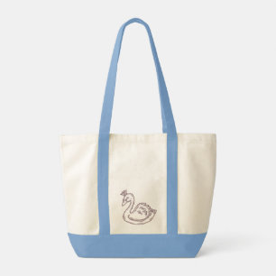 Bolso De Tela Cisne en la corona