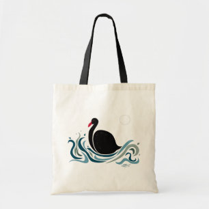 Bolso De Tela Cisne negro
