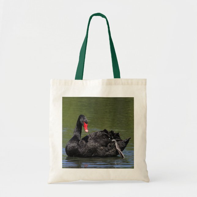 Bolso De Tela Cisne negro (Frente)
