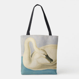 Bolso De Tela Cisne trompetero por John James Audubon, ave vinta