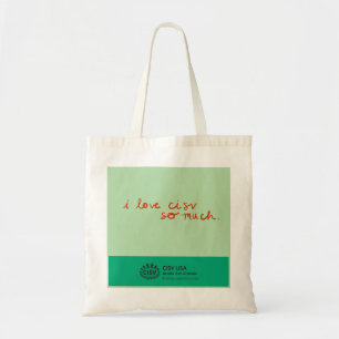 Bolso De Tela CISV Austin "Amo tanto a CISV"