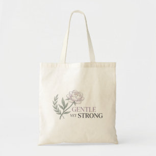 Bolso De Tela Cita Botánica de Enfermera Suave pero Fuerte