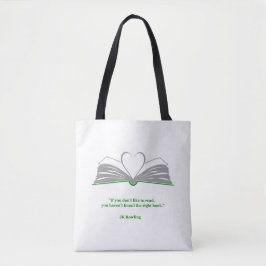 Bolso De Tela cita clásica de los amantes del libro