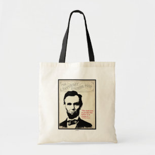 Bolso De Tela Cita de Abe Lincoln