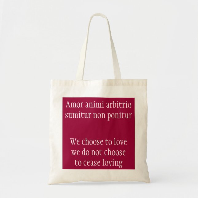 Bolso De Tela Cita de amor (Frente)